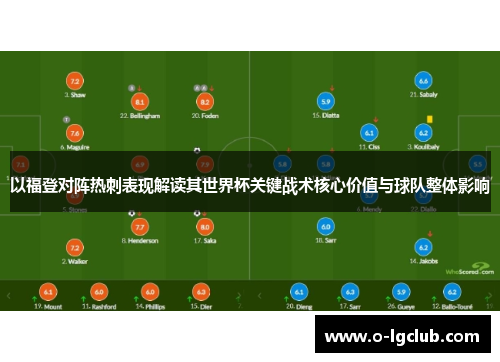以福登对阵热刺表现解读其世界杯关键战术核心价值与球队整体影响